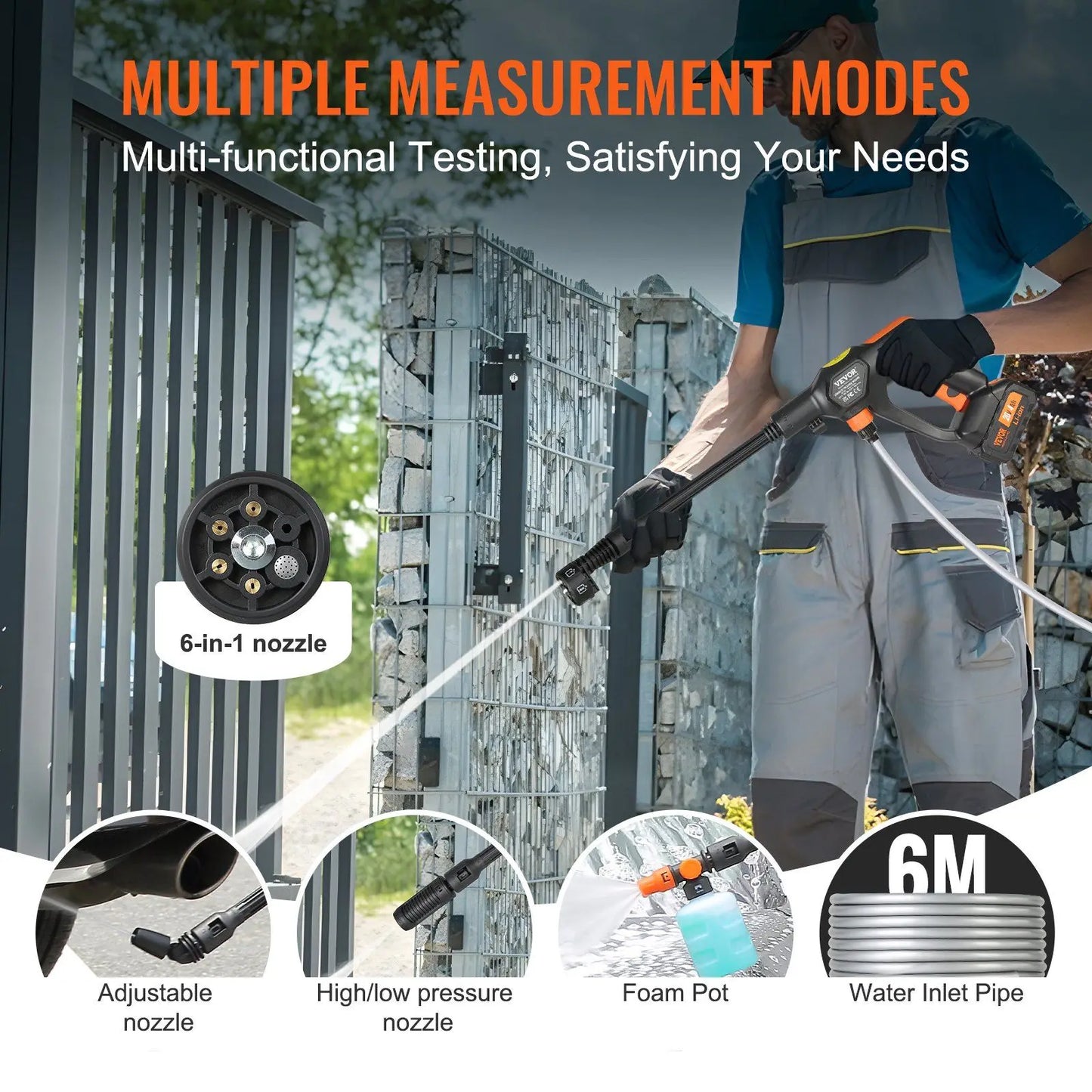 Cordless Pressure Washer Gun