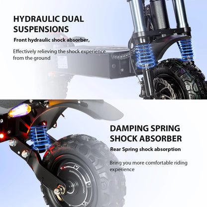 6000W Folding Off-Road Scooter