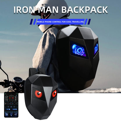 LED Display Motorcycle Backpack