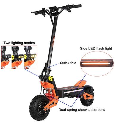 6000W Dual Motor Electric Scooter
